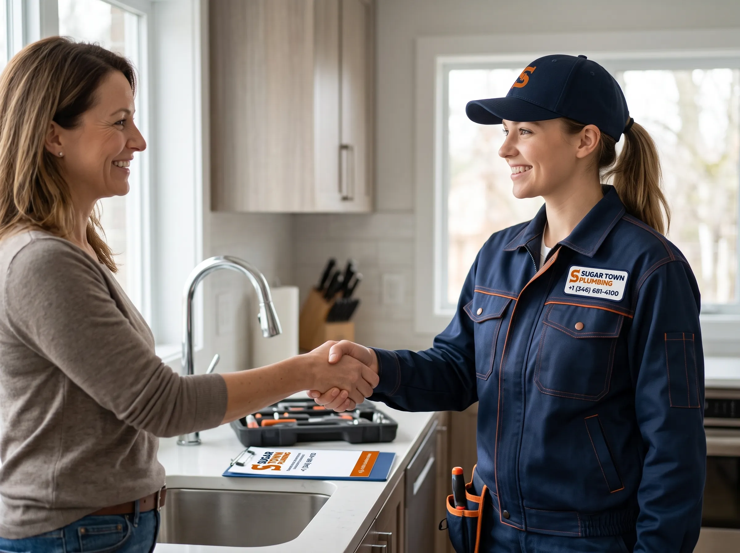 Building Trust with Every Handshake - Sugar Town Plumbing Sugar Land TX